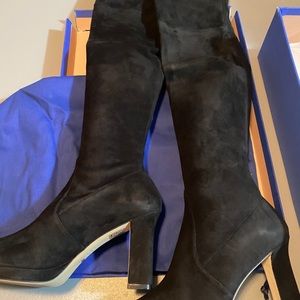 Stuart Weirzman Ledyland Over-The-Knee Suede Boots